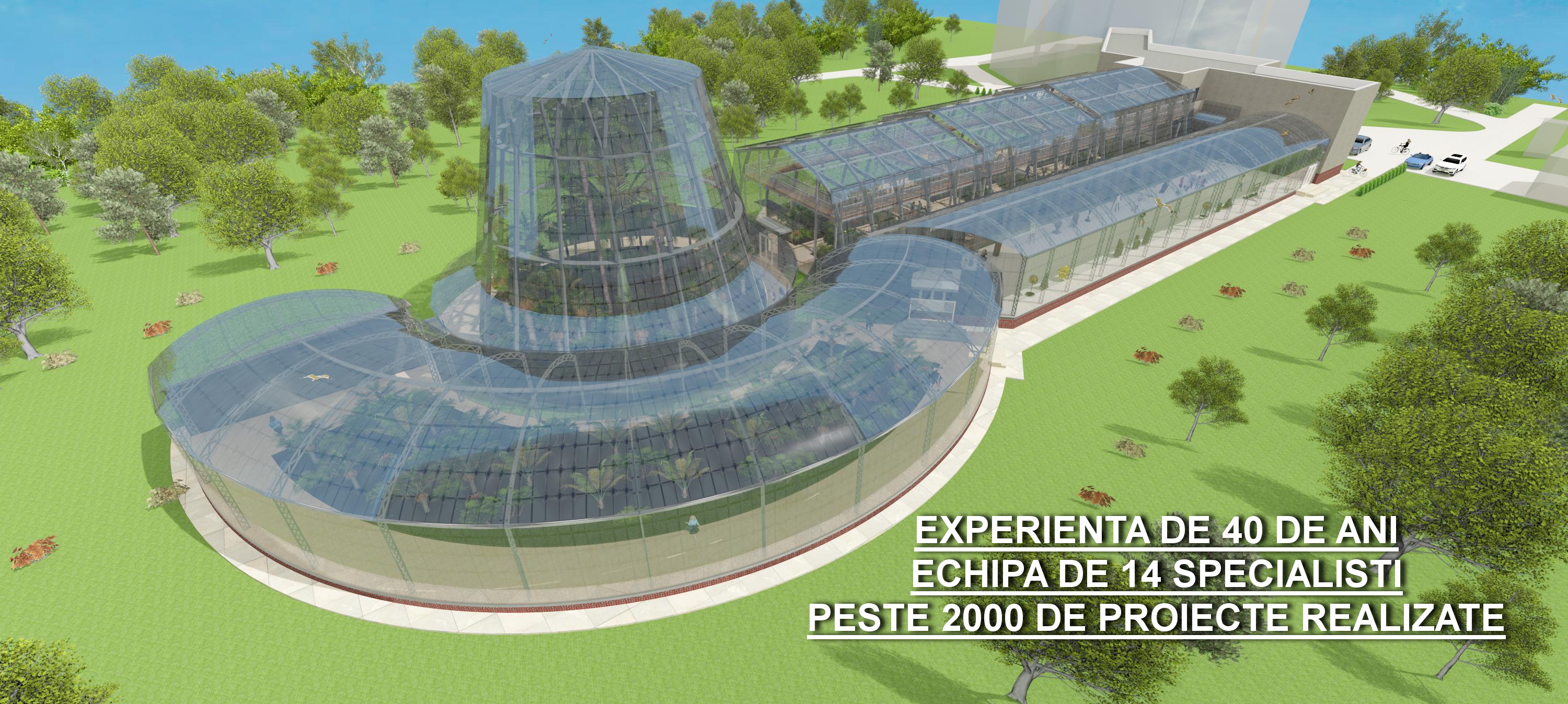 Sere Grădina Botanică Galați - proiect SUPERCON